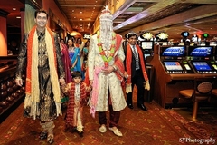 An Indian bride and groom wed in a traditional ceremony in Las Vegas, NV.