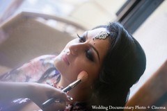 An Indian bride gets ready for her wedding and reception.