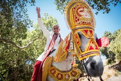 For their Indian wedding ceremony, this sweet bride and groom opt for a country estate brimming with charm!