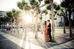 This gorgeous Indian wedding is held in San Francisco City Hall with lavish, bright decor!