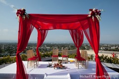 A look at Indian wedding mandap.