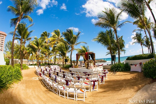 San Juan Puerto Rico Destination Indian Fusion Wedding By Noel