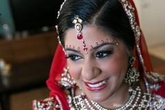 This Indian bride gets all dolled up for her fabulous wedding day!