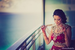 This Indian bride gets all dolled up for her fabulous wedding!