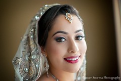 This beautiful Indian bride gets all dolled up for her fabulous wedding.