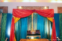 This colorful sangeet is a beautiful celebration before the upcoming Indian wedding ceremony.