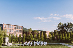 This Polish groom and Indian bride celebrate with a beautiful outdoor ceremony.