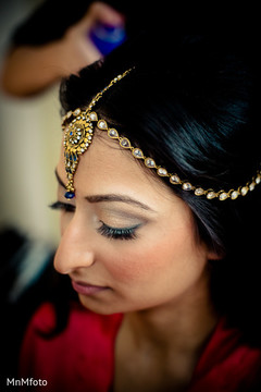 An Indian bride gets ready for her big day!