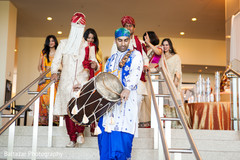 An Indian bride and groom wed in a traditional Hindu ceremony.