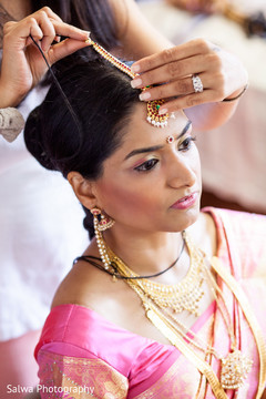 An Indian bride gets ready for her wedding day!