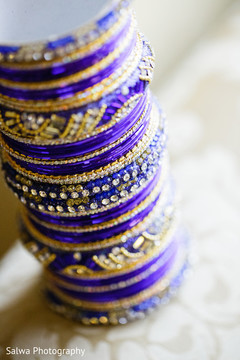 An Indian bride and groom celebrate their wedding at the reception!