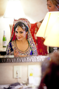 A bride gets dressed to the nines for her big day!