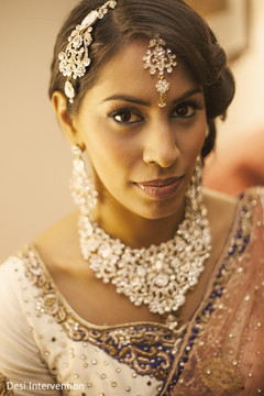 This Indian bride celebrates her wedding with lovely portraits.