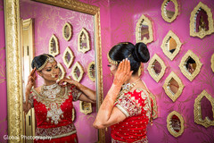 An Indian bride and groom get ready for their gorgeous outdoor wedding ceremony!