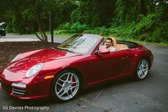 A groom leads the baraat in a fancy ride!