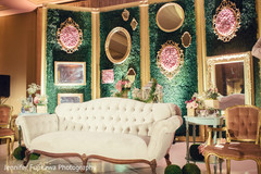 A closer look at rustically chic floral and decor for a Pakistani fusion wedding.