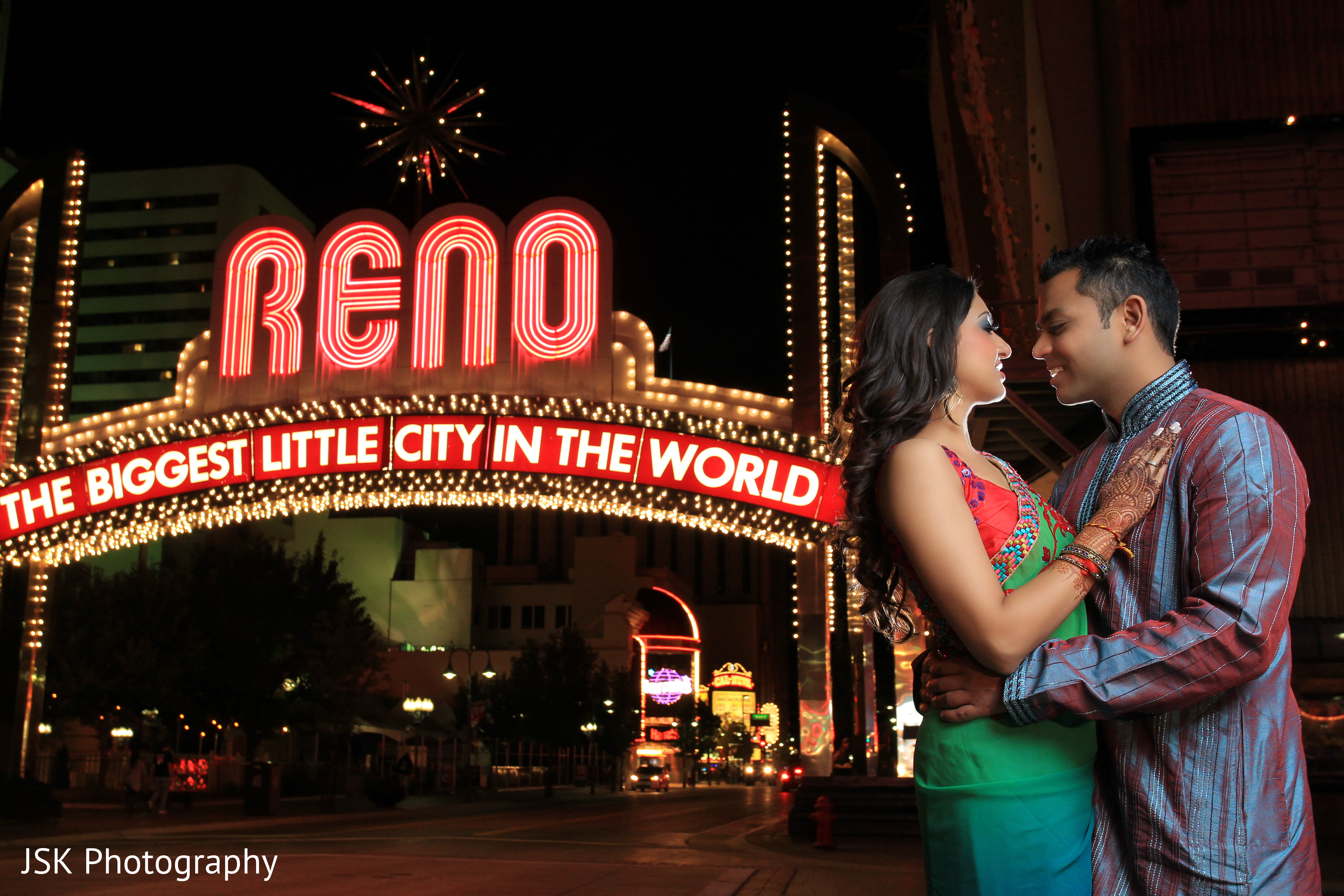 Portraits in Reno, NV Indian Wedding by JSK Photography | Maharani Weddings