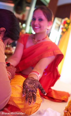 An Indian bride and groom celebrate at their destination wedding in Goa, India!