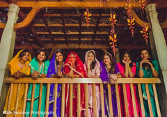 This Indian bride poses for beautiful portraits on her wedding day.