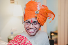 This Indian groom gets all ready for his wedding day.