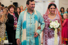 This Indian fusion wedding is a beautiful event.