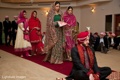 This Sikh wedding is a beautiful, traditional event.