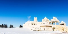 An Indian temple in Aurora, Illinois.