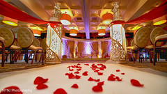 A regal mandap for an Indian wedding ceremony!