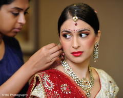 An Indian bride gets ready for her big day!