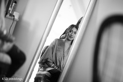 This Indian bride prepares for her wedding ceremony.