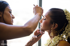 An Indian bride gets ready for her wedding ceremony!