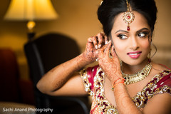 A darling Indian bride gets ready for her big day!