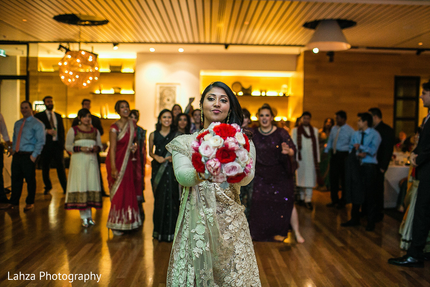 Reception in Melbourne, Australia Indian Wedding by Lahza Photography