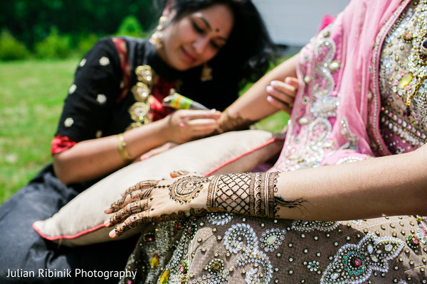 Mehndi details.