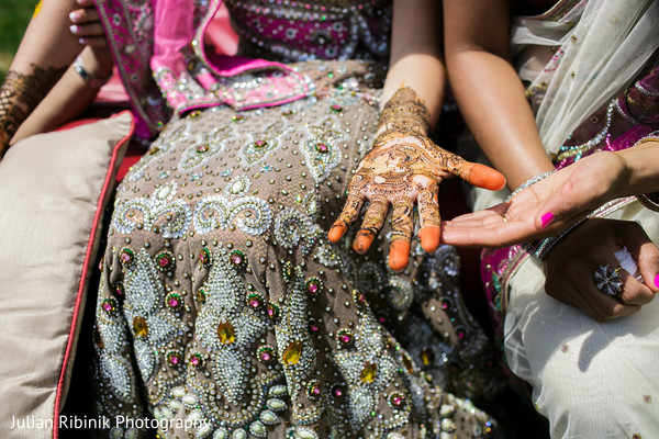 Mehndi details.