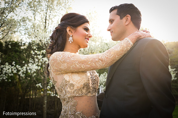 Portraits of the bride and groom