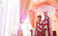 Traditional Hindu wedding ceremony