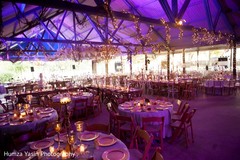 The floral & decor at the reception.