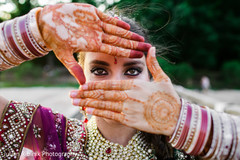 A darling bride gets ready at this gorgeous Indian wedding inspiration shoot!