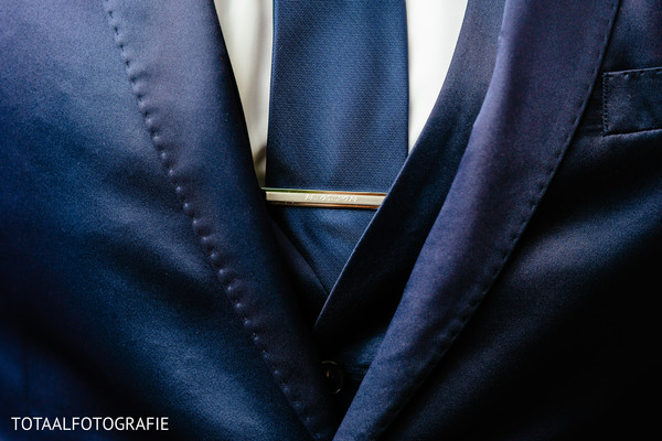 Groom's suit details