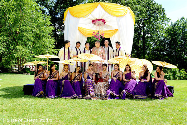 Wedding party portraits