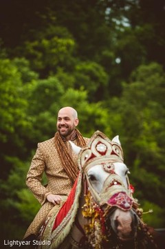 This bride and groom wed in two charming ceremonies!