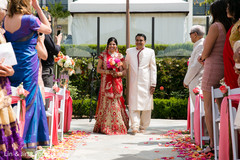 An Indian bride and groom wed in a charming outdoor ceremony!