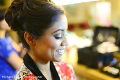 An Indian bride and her groom get ready for their wedding day!