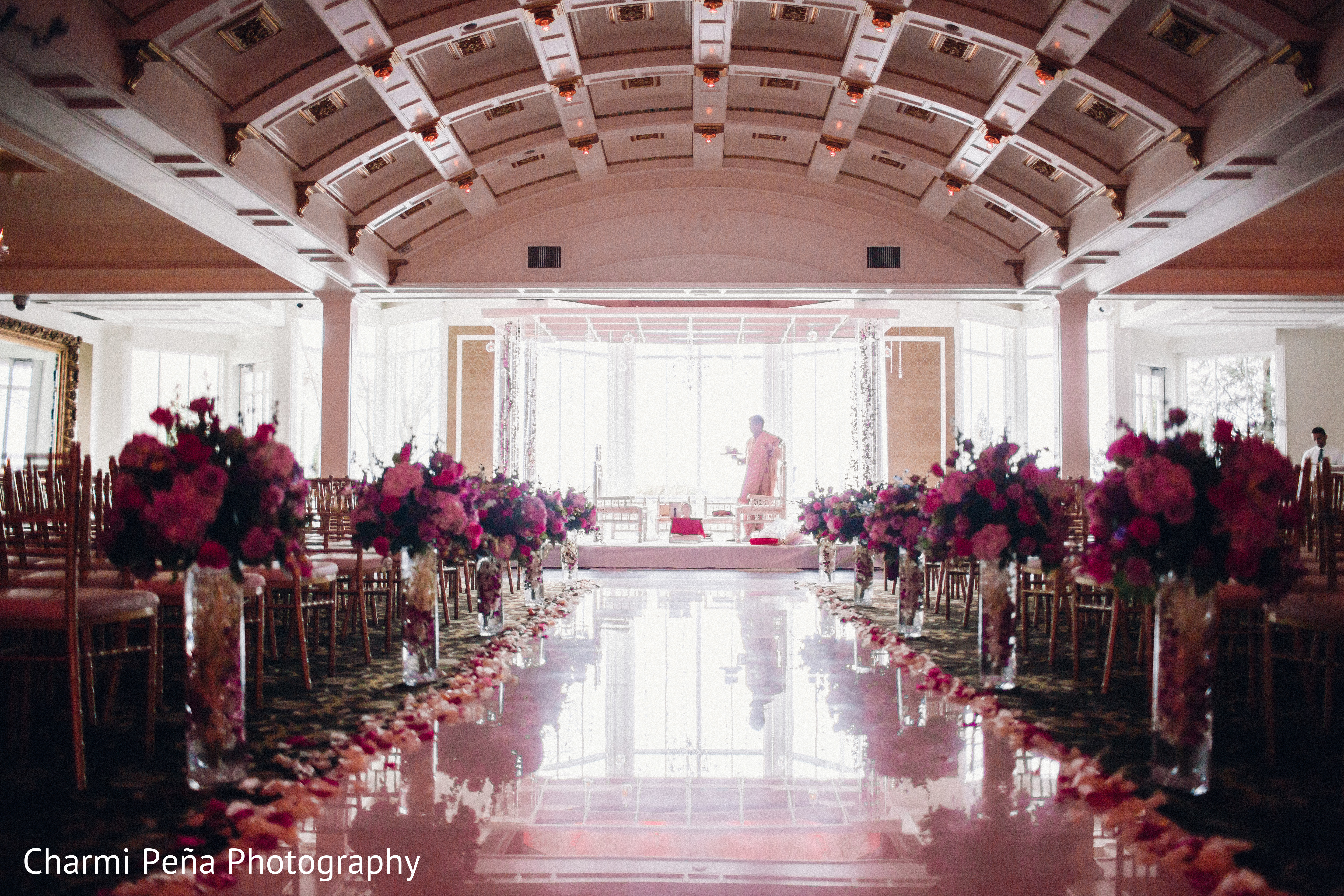 Ceremony Venue in Woodland Park, NJ Indian Wedding by Charmi Peña