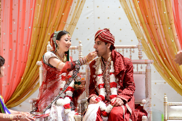 Wedding ceremony in Somerset, NJ Indian Fusion Wedding by Events