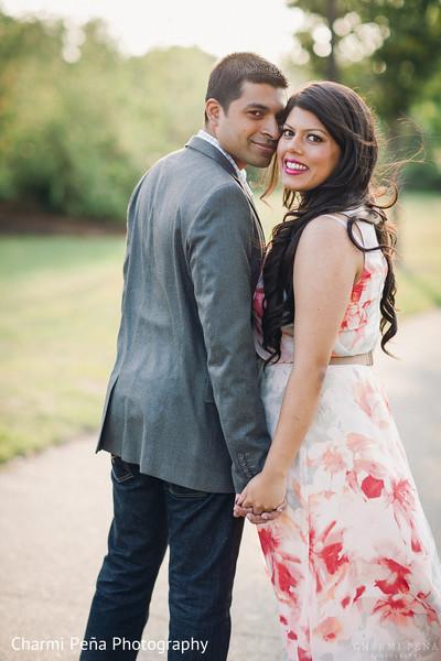 Indian Engagement Photos by Geraldine Nelson Photography