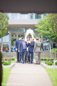 The couple gets married.