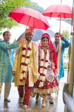 The couple gets married.