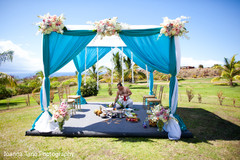 The ceremony takes place in Hawaii!